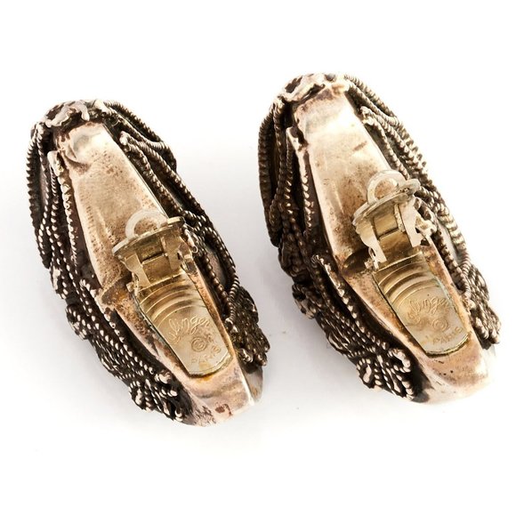 Kalinger | Jewelry | Kalinger Vintage Half Hoop Earrings  Kalinger Vintage Half Hoop Earrings